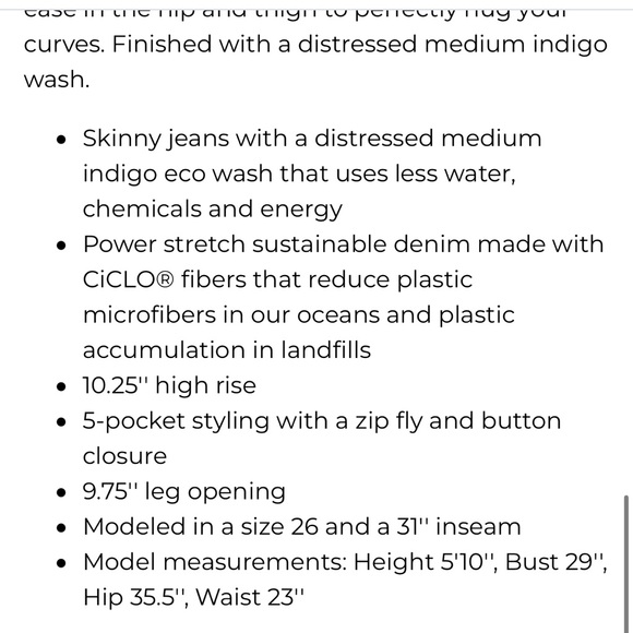 Women’s Silver Avery skinny high rise jeans 30/27 - Picture 3 of 13